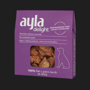 Liofilizowane Przysmaki dla psa AYLA Delight Filet z piersi kaczki ze skórą