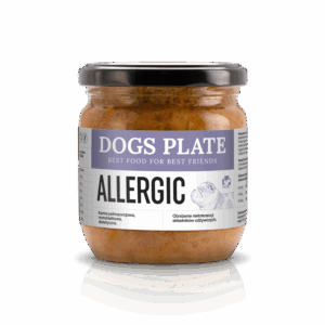Dogs Plate Vet Allergic