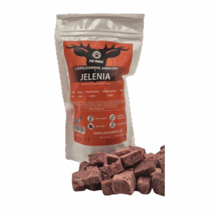 PAN ZWIERZ LIOFILIZOWANE SMACZKI Z JELENIA 70 G