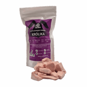 PAN ZWIERZ LIOFILIZOWANE SMACZKI Z KRÓLIKA 70 G